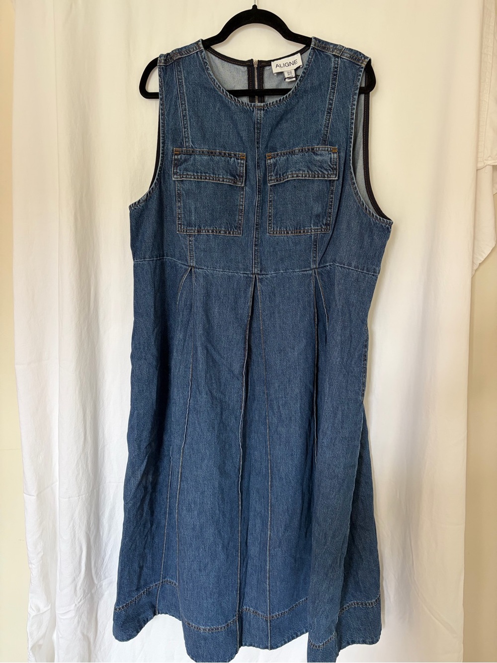 ALIGNE Denim Midi Dress